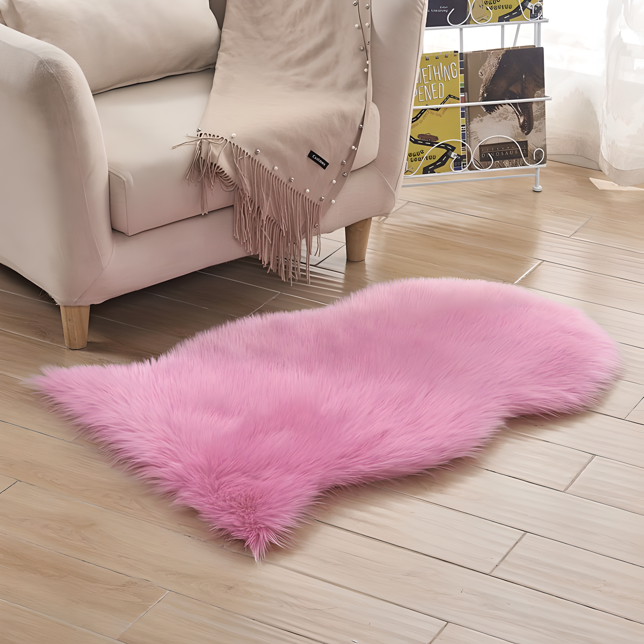 Tapis de luxe en peau de mouton