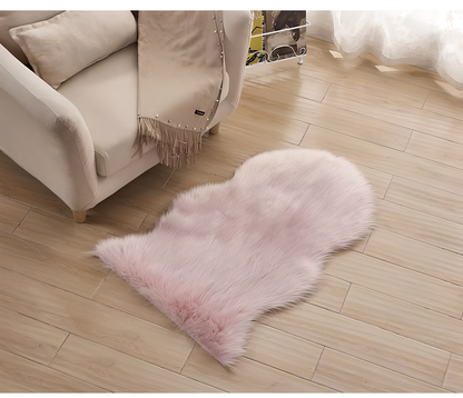 Tapis de luxe en peau de mouton