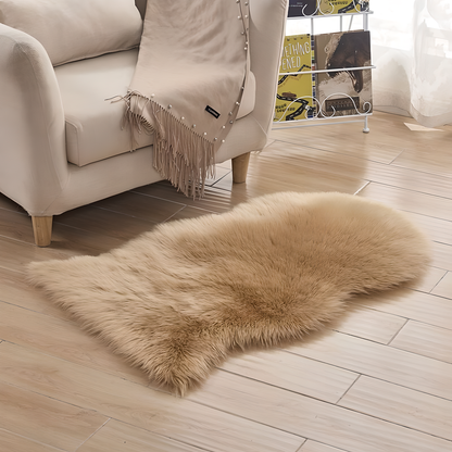 Tapis de luxe en peau de mouton