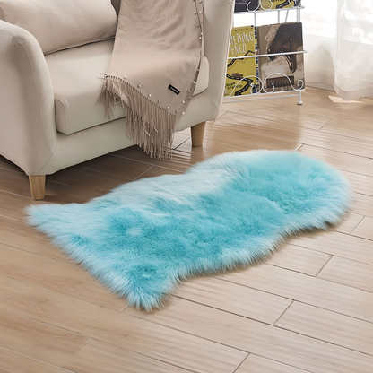 Tapis de luxe en peau de mouton