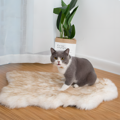 Tapis de luxe en peau de mouton