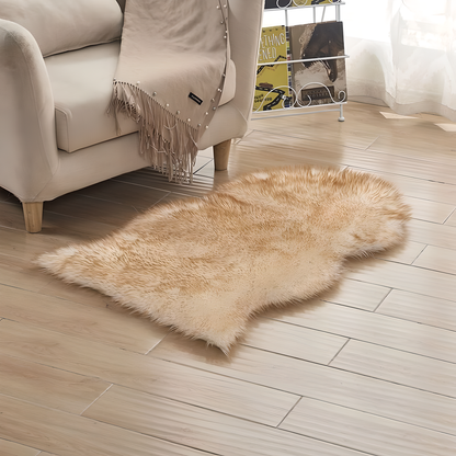 Tapis de luxe en peau de mouton